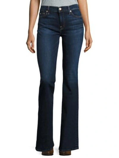 7 For All Mankind Tailorless Dark Wash Bootcut Jeans In Graham