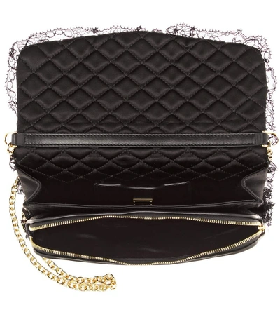 Shop Dolce & Gabbana Dolce Embellished Shoulder Bag