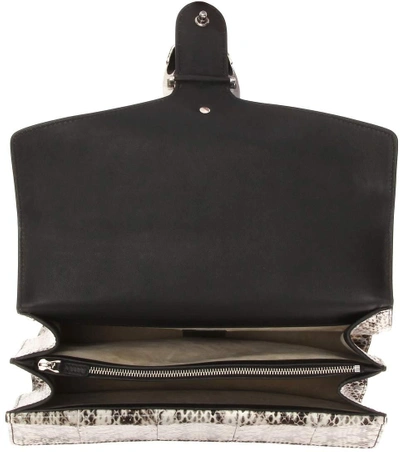 Gucci Dionysus Medium Appliquéd Embellished Coated-canvas And Snake Shoulder Bag In Multicoloured