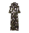 VIVETTA Floral Frill Cold Shoulder Maxi Dress