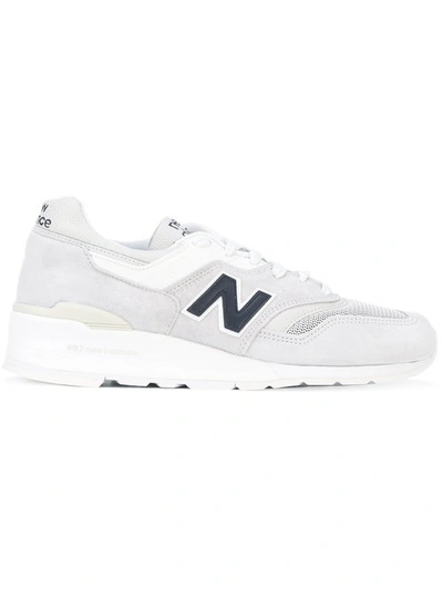 New Balance 997 Suede And Mesh Sneakers In Grey