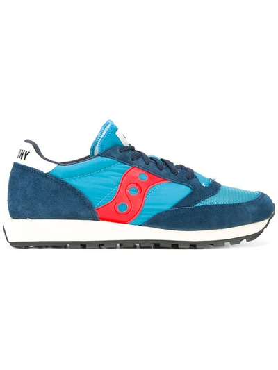 Saucony Jazz Original Vintage Sneakers In Navy/rosso