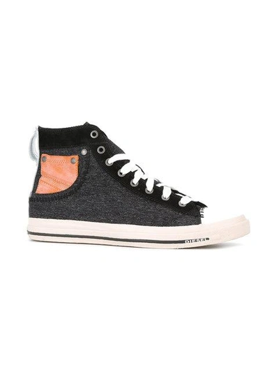 Shop Diesel Exposure Hi-top Sneakers