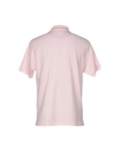 Shop Lacoste Polo Shirts In Light Pink