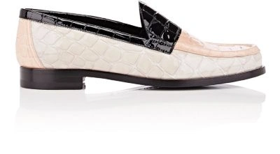 Pierre Hardy "hardy" Patent Leather Loafers In Light Pink,black,light Grey,nude