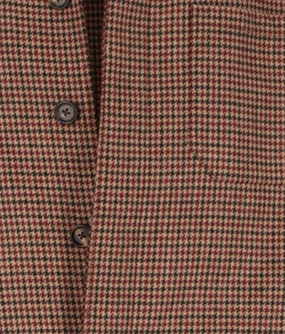 Eleventy Houndstooth-pattern Shirt Jacket In Brown