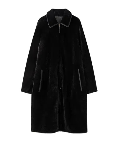 Joseph Double-faced Wool Coat In Black