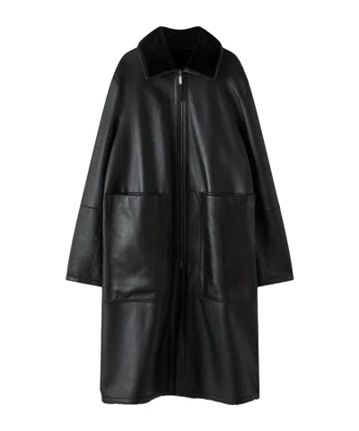Joseph Double-faced Wool Coat In Black
