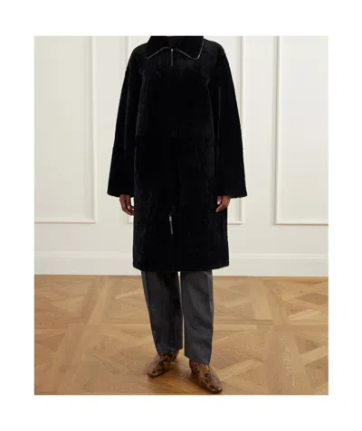 Joseph Double-faced Wool Coat In Black