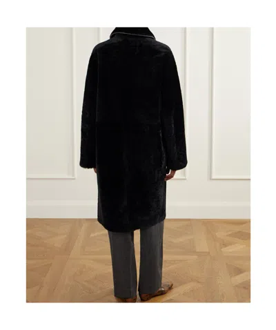 Joseph Double-faced Wool Coat In Black