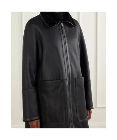 Joseph Double-faced Wool Coat In Black