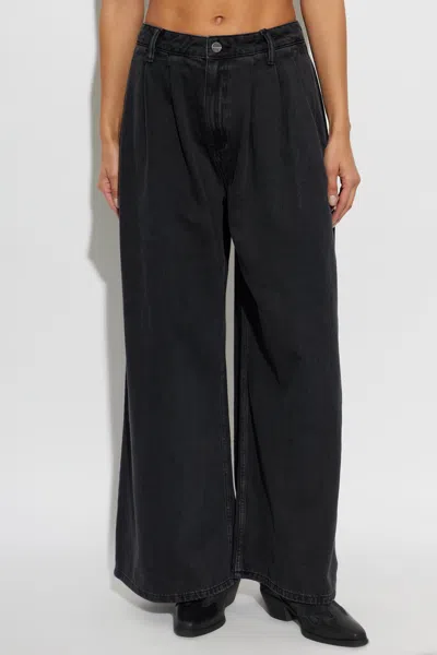 Allsaints Belt-loop Jeans In Black