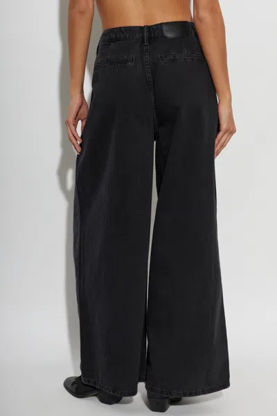 Allsaints Belt-loop Jeans In Black