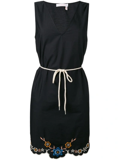 See By Chloé Embroidered Hem Dress