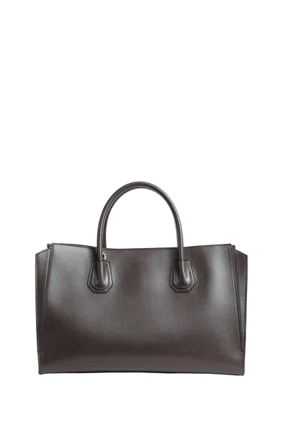 Givenchy Womens Antigona Catchall Medium Leather Shoulder Bag Chocolate In Brown
