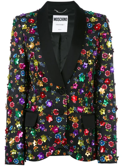Moschino Suit Jackets In Black