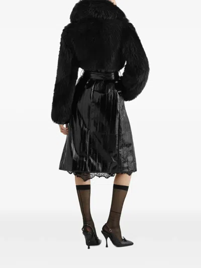 Dolce & Gabbana Eel Coat In Multi