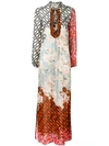 AMEN multi-print shift maxi dress,AMS1770412011293