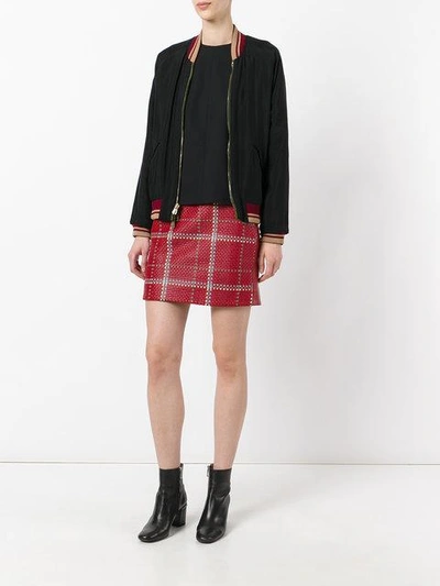 Shop Magda Butrym New Castle Mini Skirt