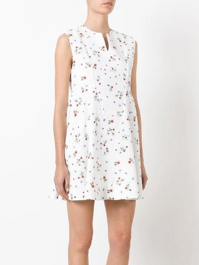 Shop Carven Sleeveless Floral Print Dress