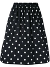 COMME DES GARÇONS polka dots A-line skirt,DRYCLEANONLY