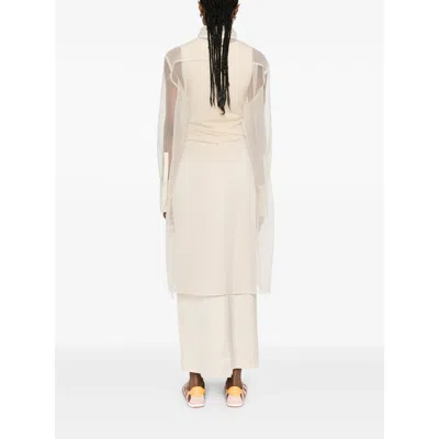 System Sheer Polyester Jacket In Neutral