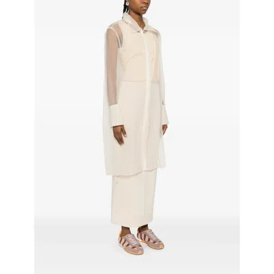System Sheer Polyester Jacket In Neutral