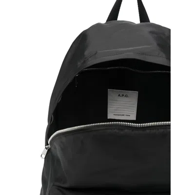 A.p.c. Polyamide Backpack In Black