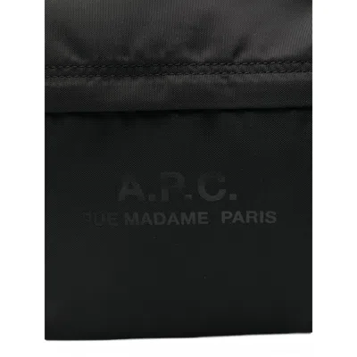 A.p.c. Polyamide Backpack In Black