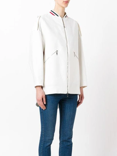 Shop Moncler 'piene B' Jacket In Neutrals