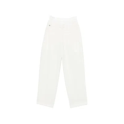 System Belt-loop Drawstring Trousers In Multi