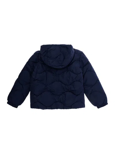 Nanán Quilted Polyester Down Jacket In Blue