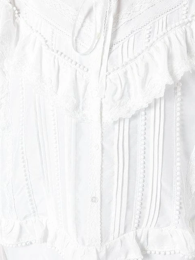 Shop Faith Connexion Lace Shirt In White