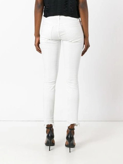 Shop R13 Alison Skinny Jeans In White