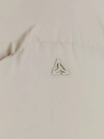 Hèskimo Quilted Technical Fabric Down Jacket In White