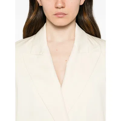 Frame Ecru Blazer In White