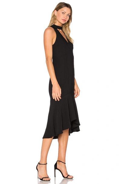 Shop Amanda Uprichard Valentina Dress In Black