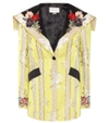 GUCCI EMBELLISHED COTTON AND SILK JACKET,P00254018-2