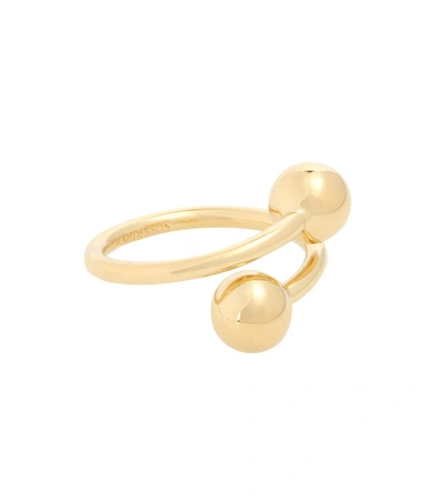 Shop Jw Anderson Small Double Ball Ring