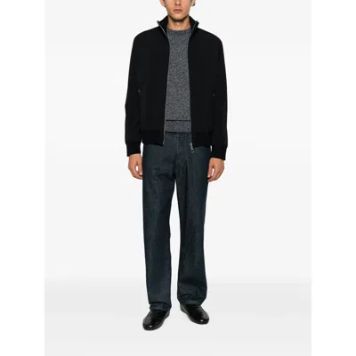 Montecore Zip-fastening Polyester Bomber Jacket In Black