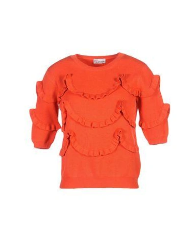 Shop Red Valentino Sweater In Coral