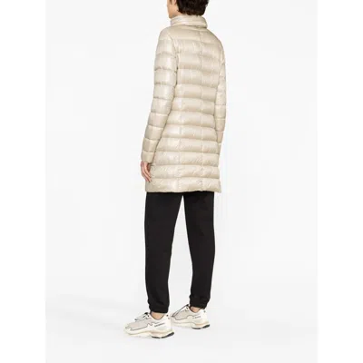 Herno Quilted Goose Down Down Jacket In Neutral