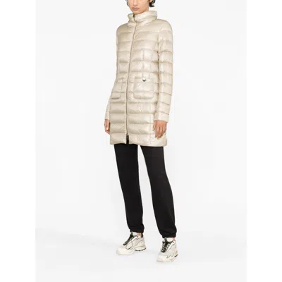 Herno Quilted Goose Down Down Jacket In Neutral