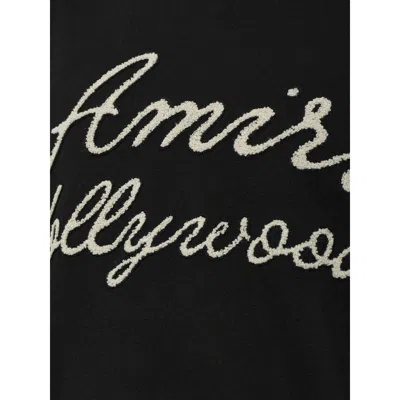 Amiri Oversized Fit Hollywood Script Tee In Black