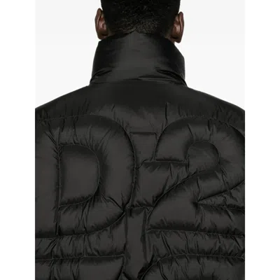 Dsquared2 Quilted Down Down Jacket In Black