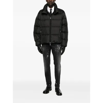 Dsquared2 Quilted Down Down Jacket In Black
