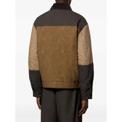 Isabel Marant Patchwork Cotton-blend Jacket In Brown