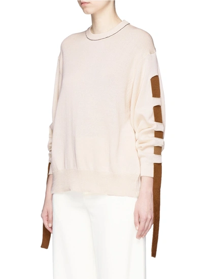 Toga Contrast Tape Open Back Sweater