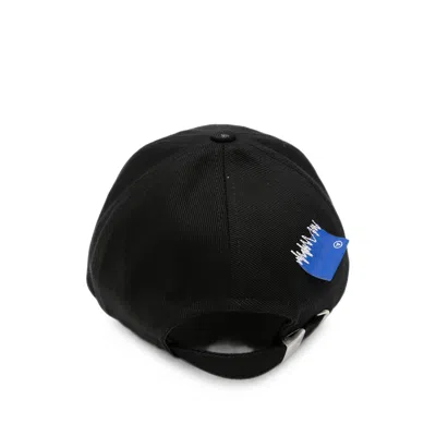 Ader Error Bp06fyhw0202bk Cotton Baseball Cap In Black