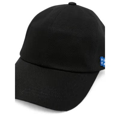 Ader Error Bp06fyhw0202bk Cotton Baseball Cap In Black